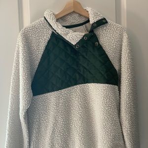 Abercrombie snap fleece